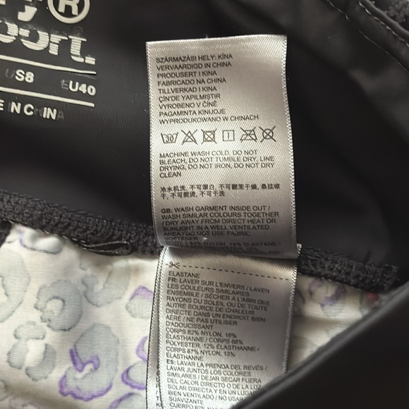 Superdry color block with mesh leggings size 8 - Picture 12 of 16